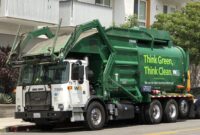 side loader garbage truck wm