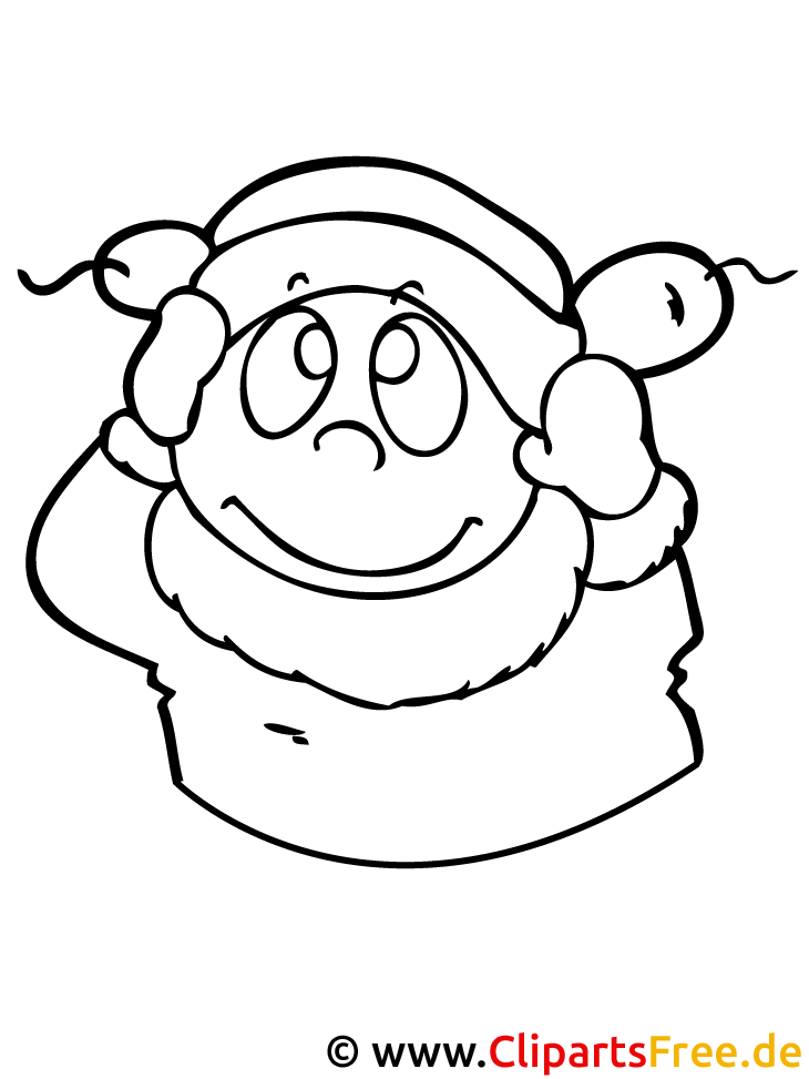 Window Color Winter Wintermuetze