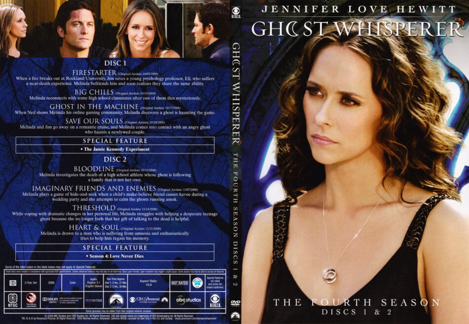 Ghost Whisperer (Season 4) R1 DVD Covers - DVDcover.Com