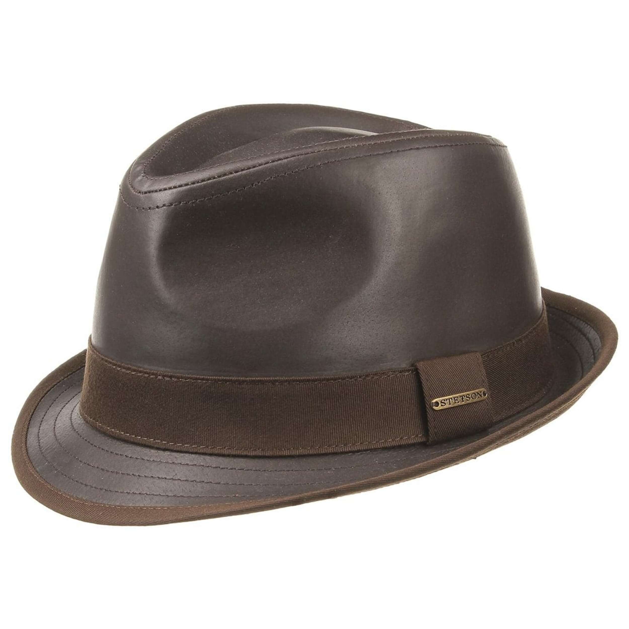 Citrus Leather Trilby Hat by Stetson - 69,00
