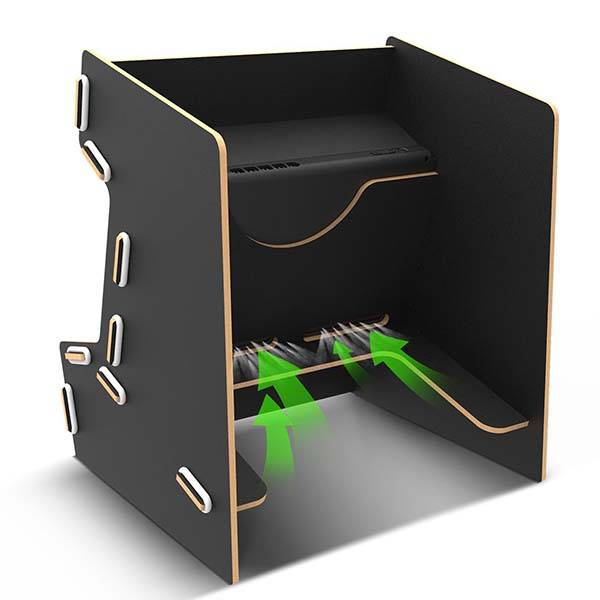 Basstop Wooden Nintendo Switch Arcade Cabinet | Gadgetsin