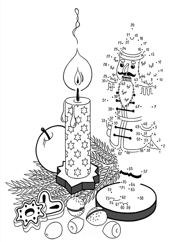 Ausmalbilder Weihnachten Nach Zahlen