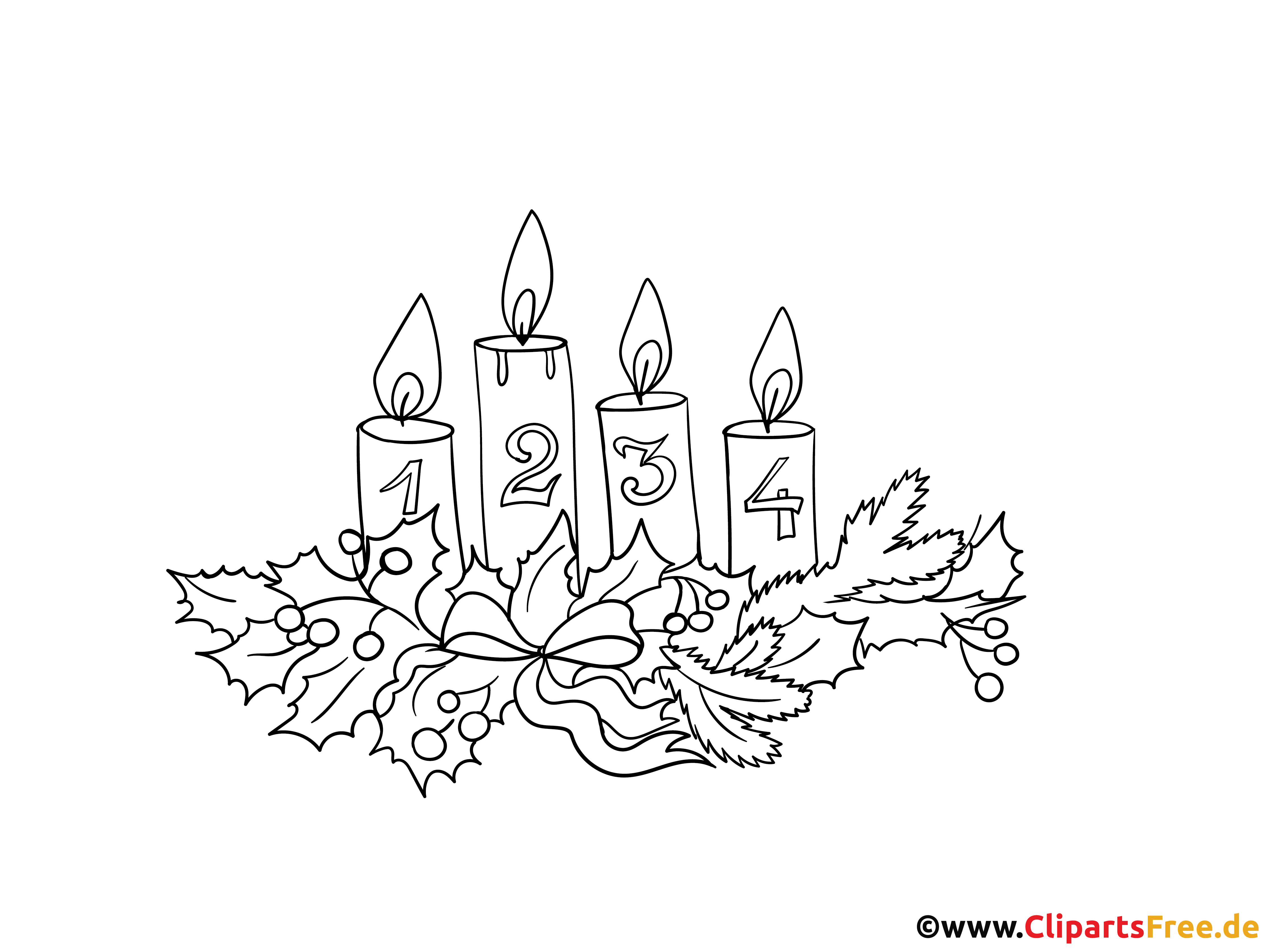 Free coloring page for Advent