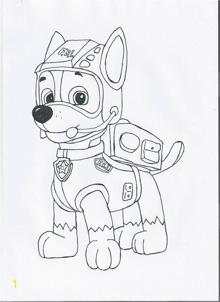 Paw Patrol Coloring Pages Everest | divyajanan