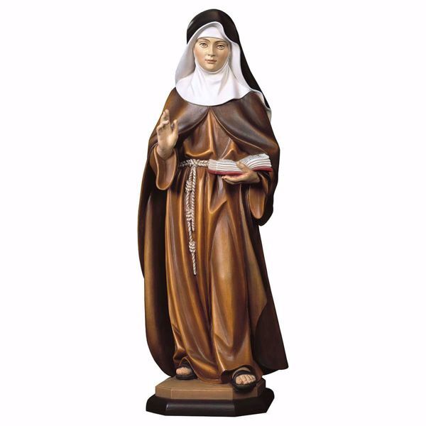 Clarissa Nun wooden Statue cm 100 (39,4 inch) painted with oil colours
