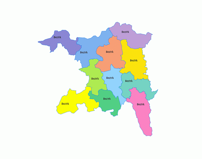 Kanton Aargau (Bezirke), 'shapes'/Umrisse Quiz