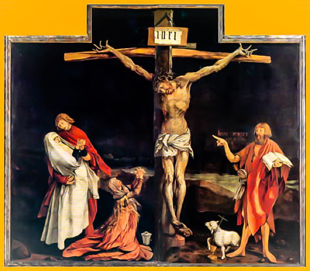 7Crucifixion-the-Altar-of-Isenheim-Matthias-Grunewald_edited - Mystic Post