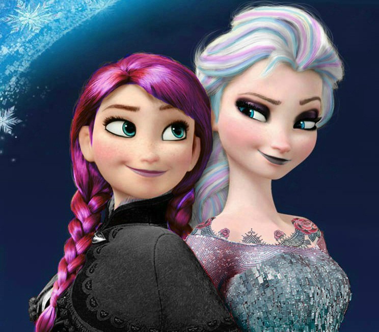 Elsa and Anna if they weren't princesses - Frozen Photo (37251611) - Fanpop