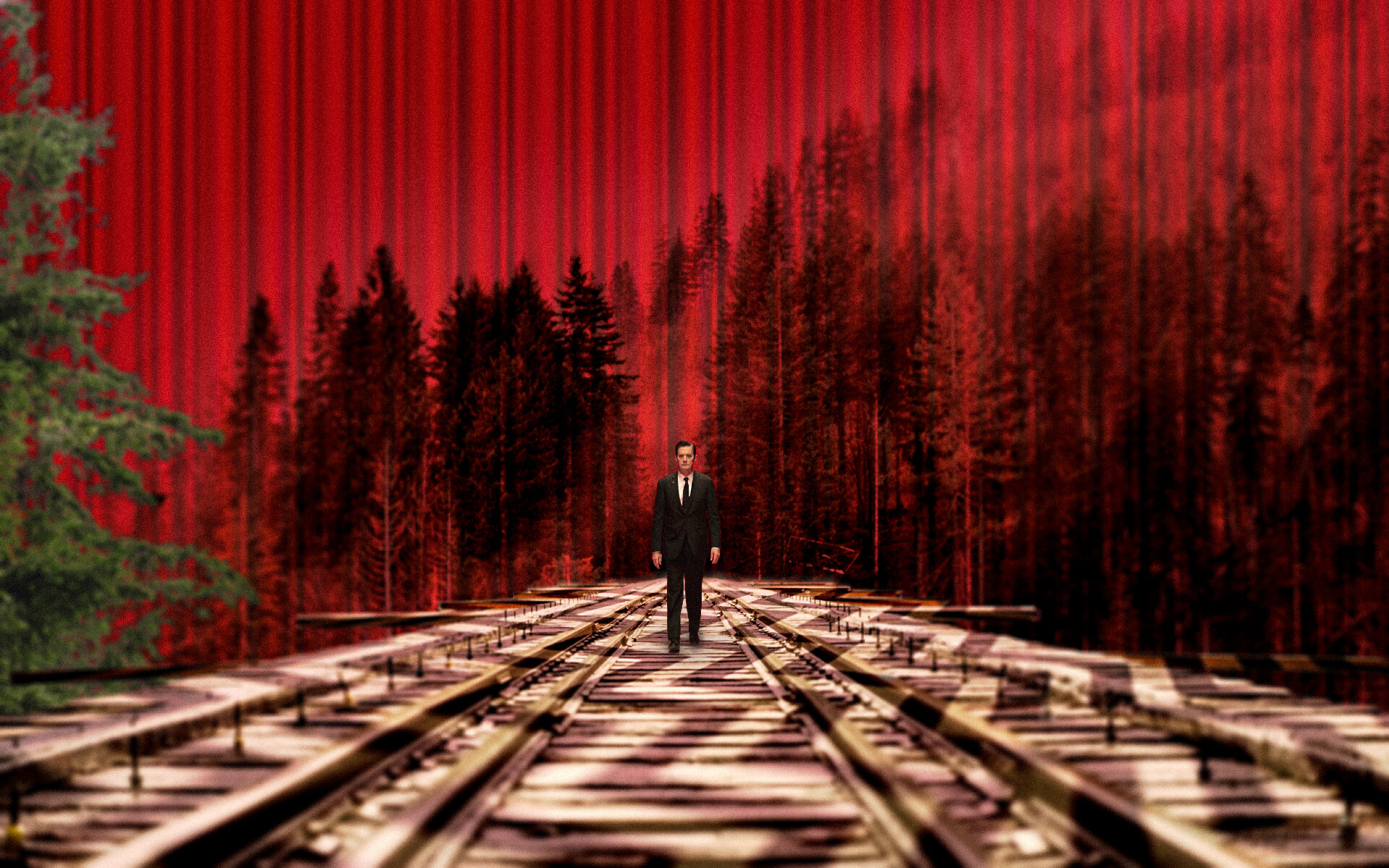 ArtStation - The Black Lodge (Twin Peaks)