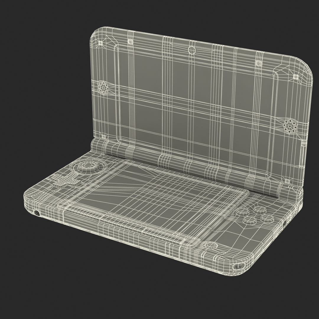 Nintendo Xl Blue 3d Model