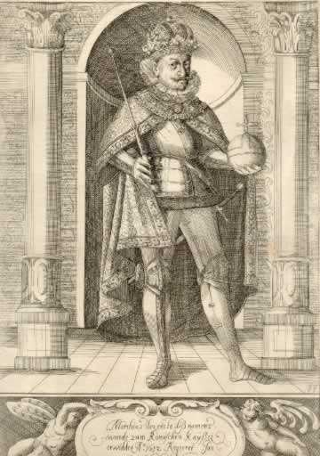 Matthias, Holy Roman emperor 1557-1619 - Antique Portrait