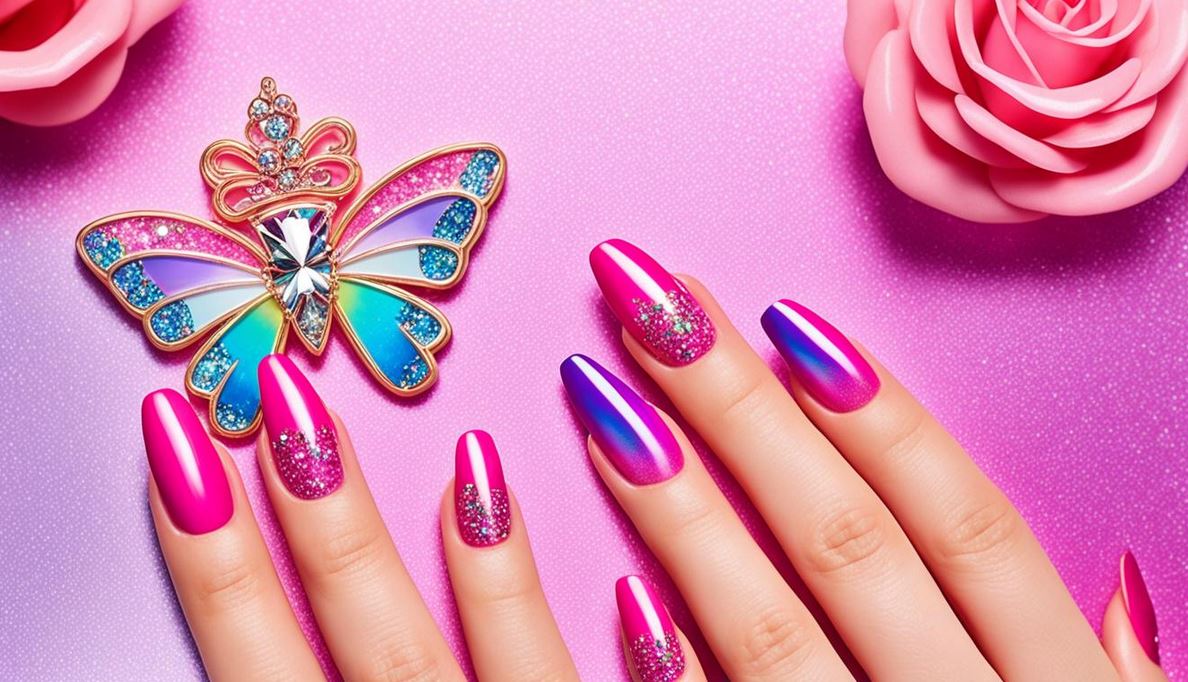 New Barbie Nageldesign 2024 Trends für stylische Nägel