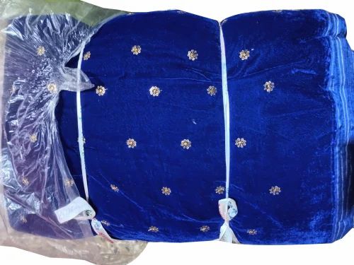 Blue Velvet Fabric, For Clothing at Rs 150/meter in Bengaluru | ID
