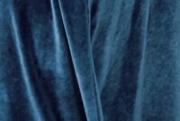 deep blue velvet fabric