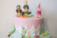 peter rabbit birthday cake
