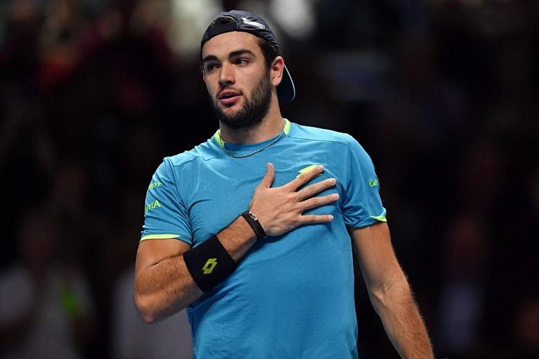Tennis: Berrettini signs off with victory over Thiem | The Straits Times