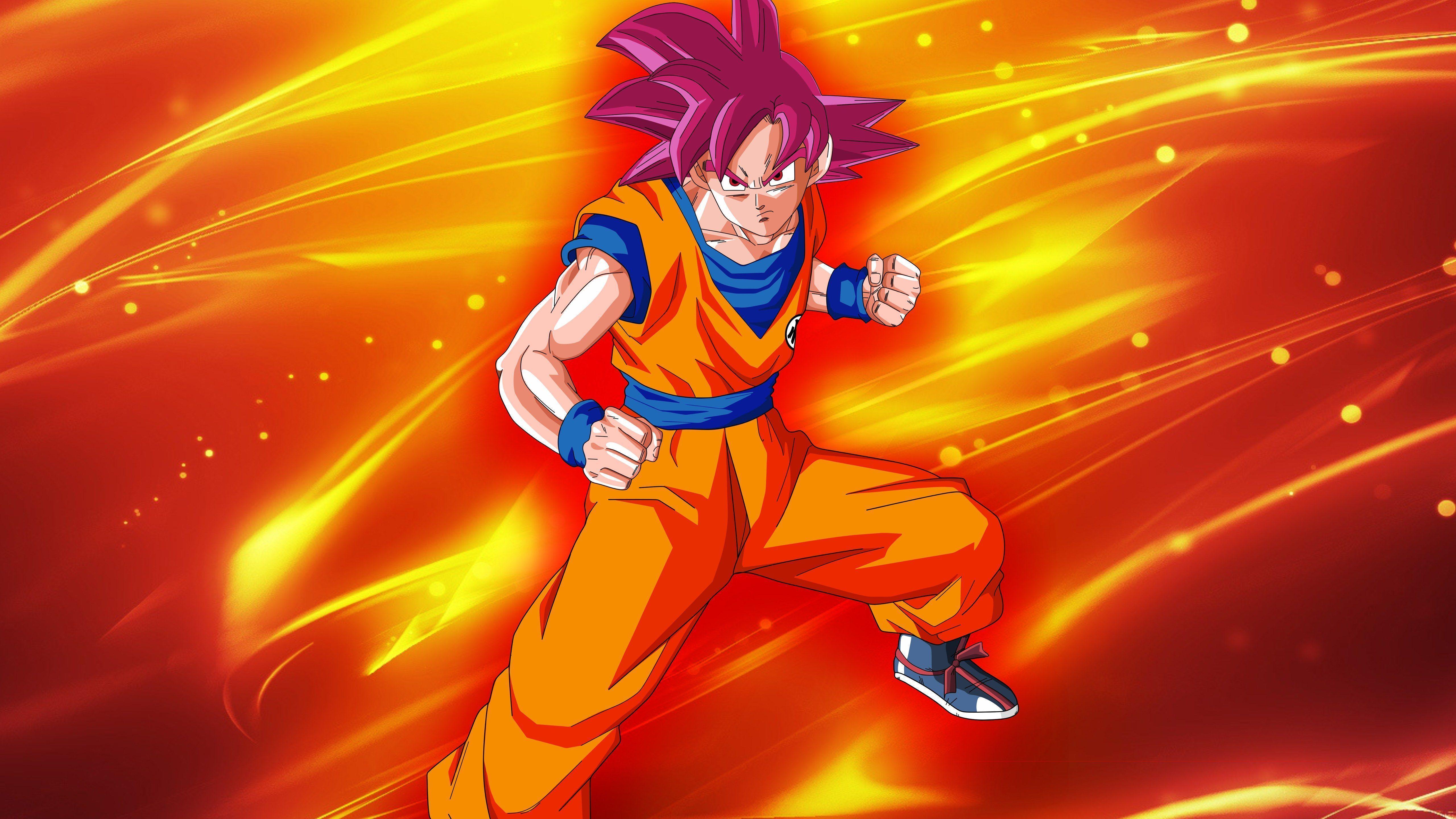 Goku God 4k Wallpapers - Wallpaper Cave