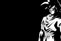 dragon ball z characters black and white