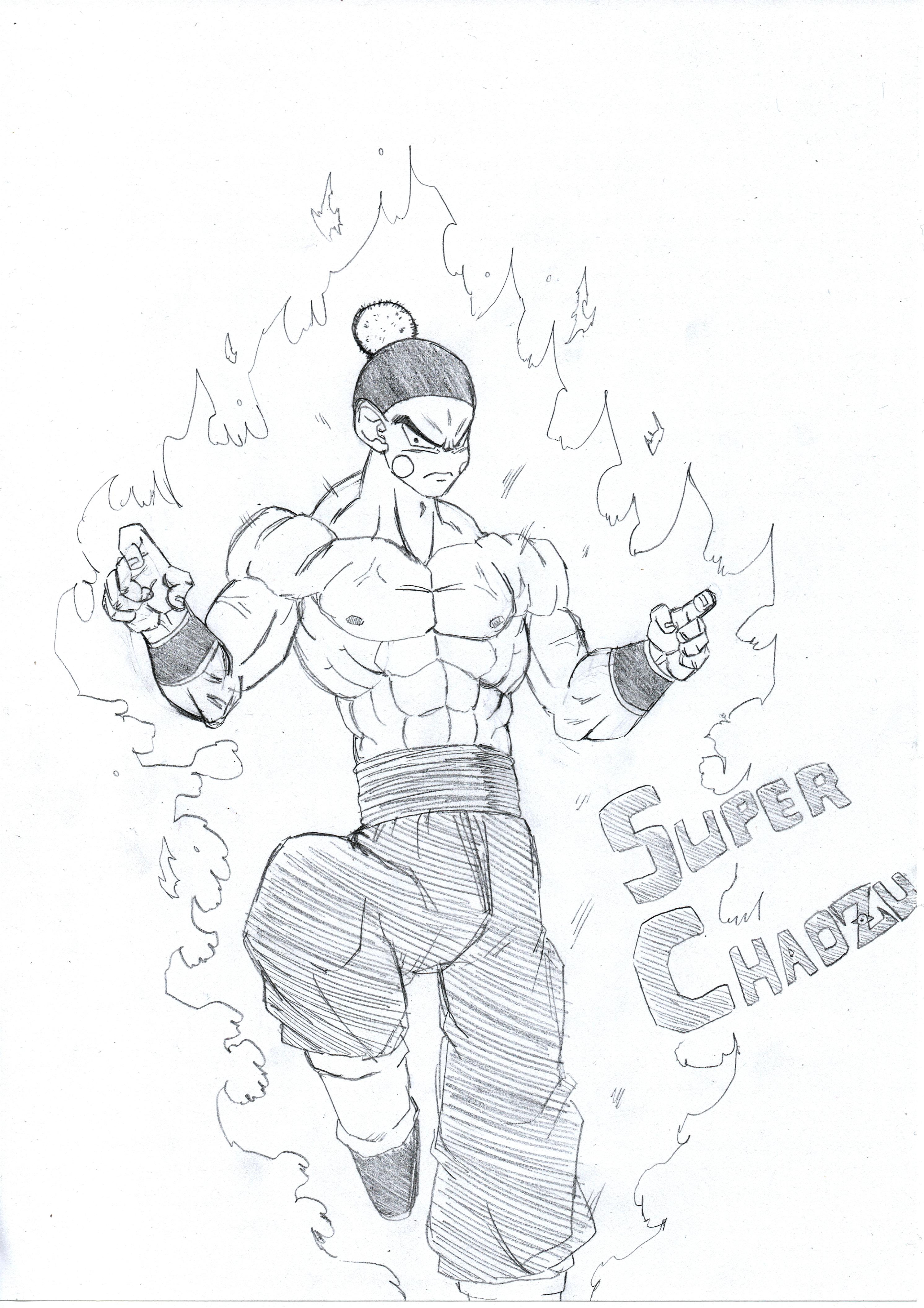 BEHOLD ! The Legendary Super Earthling, drawn by me : r/dbz