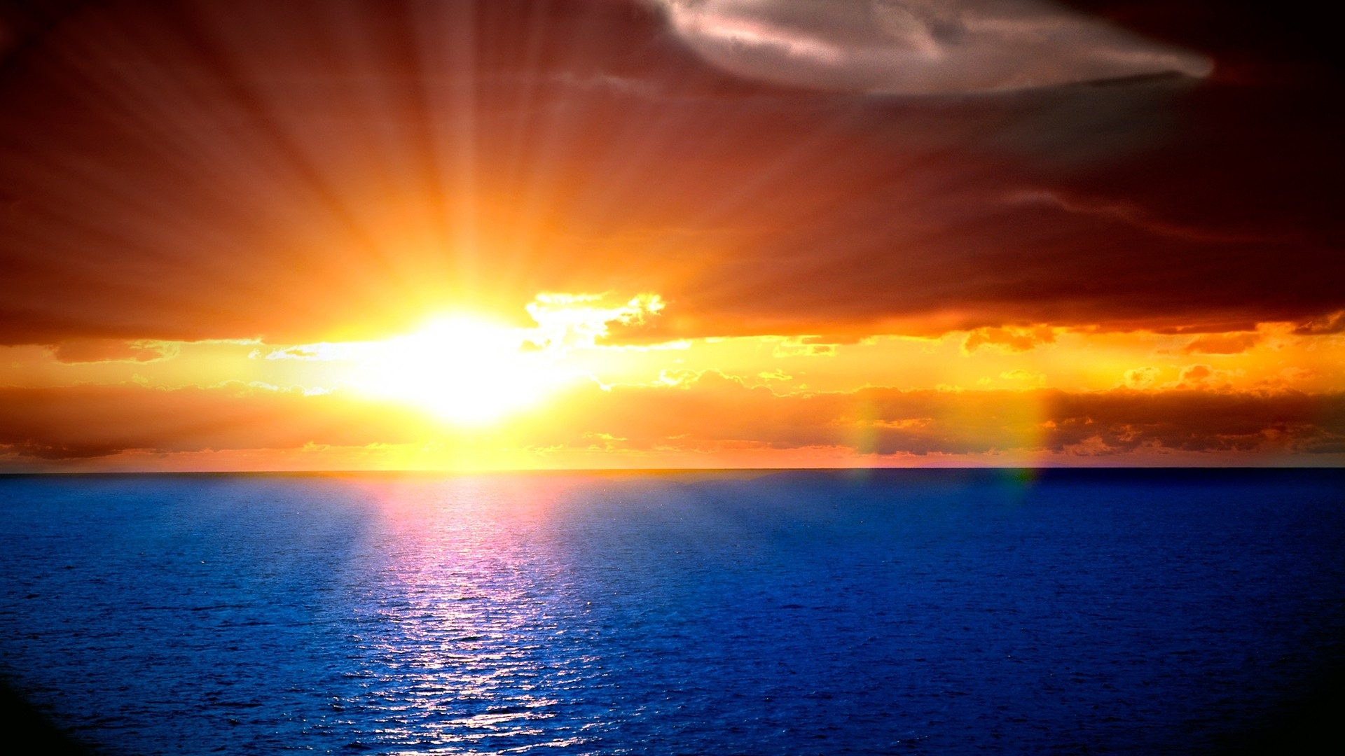 Ocean Sunset wallpaper | 1920x1080 | #60048