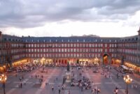 plaza mayor madrid clip art