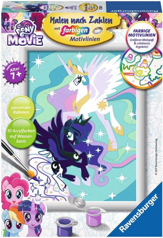 Ravensburger Malen nach Zahlen, »My little Pony, Celestia und Luna