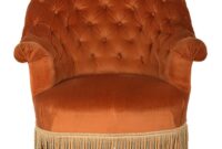 velvet tufted lounge chair