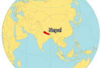 nepal global map