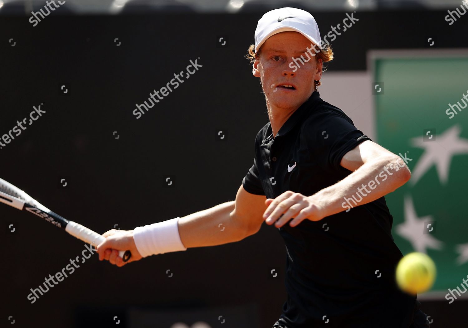 Jannik Sinner Italy Action During His Editorial Stock Photo - Stock