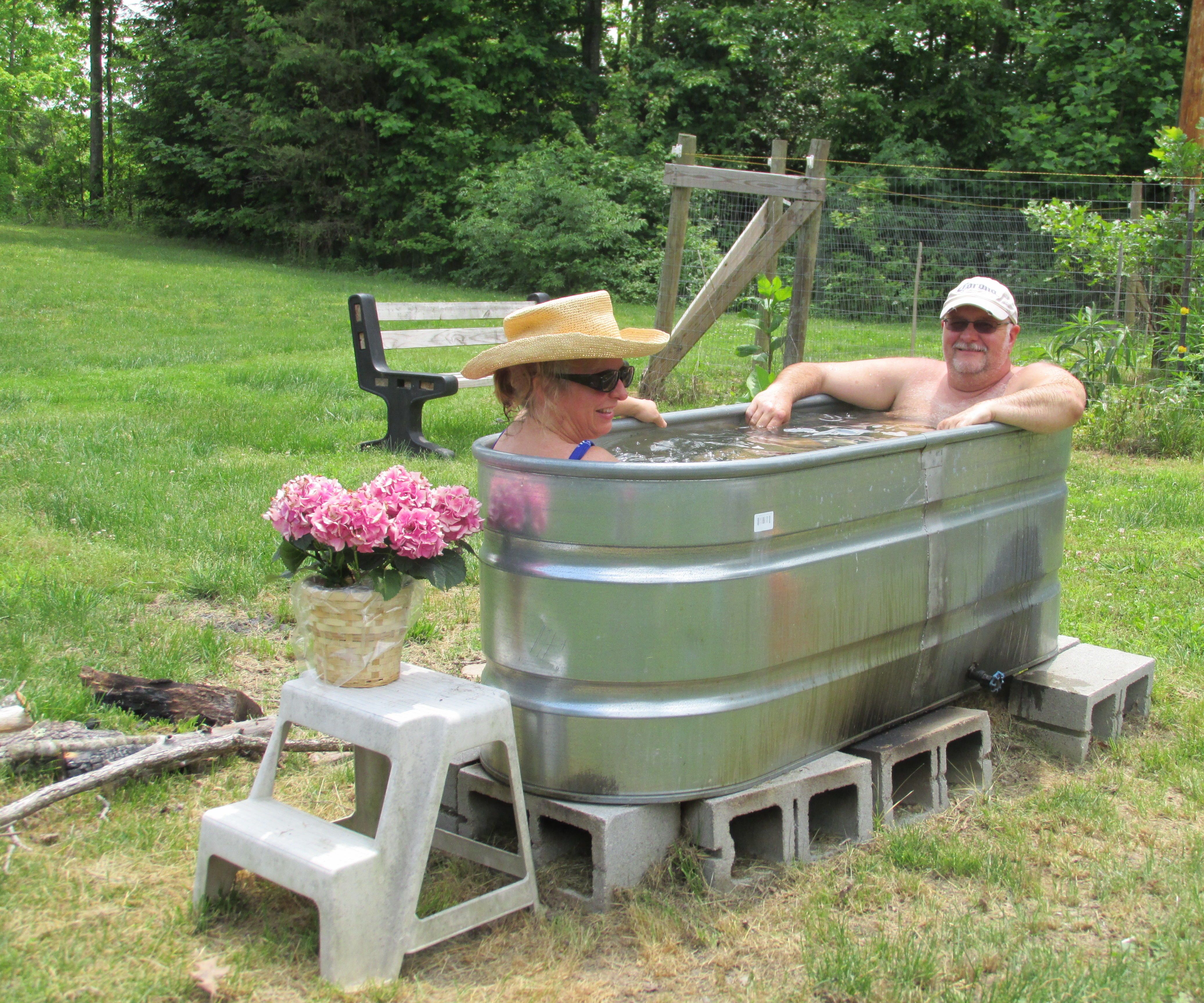 Wood-Fired Hot Tub in a Day | Hot tub, Outdoor tub, Portable hot tub