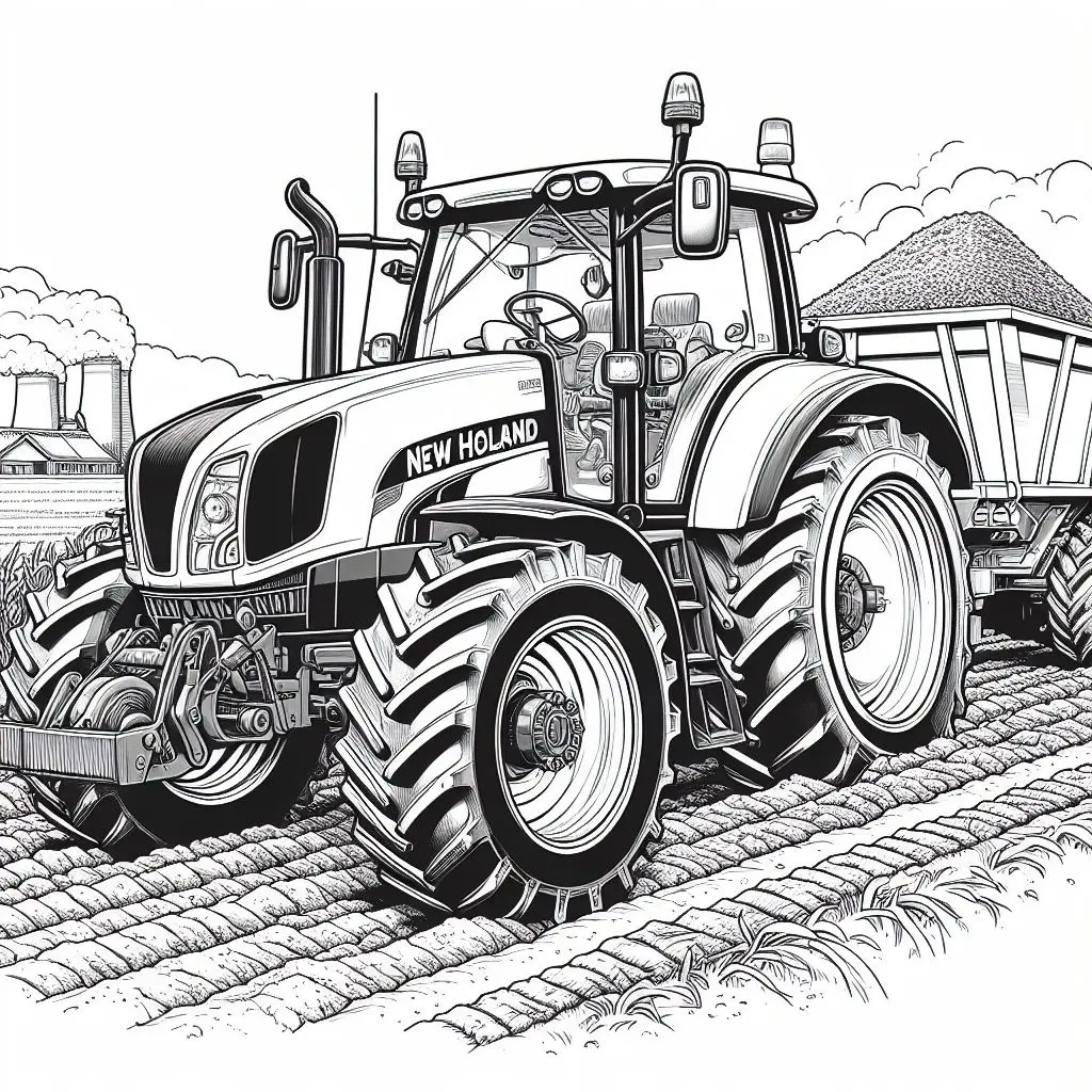 ausmalbilder traktor Motiv 