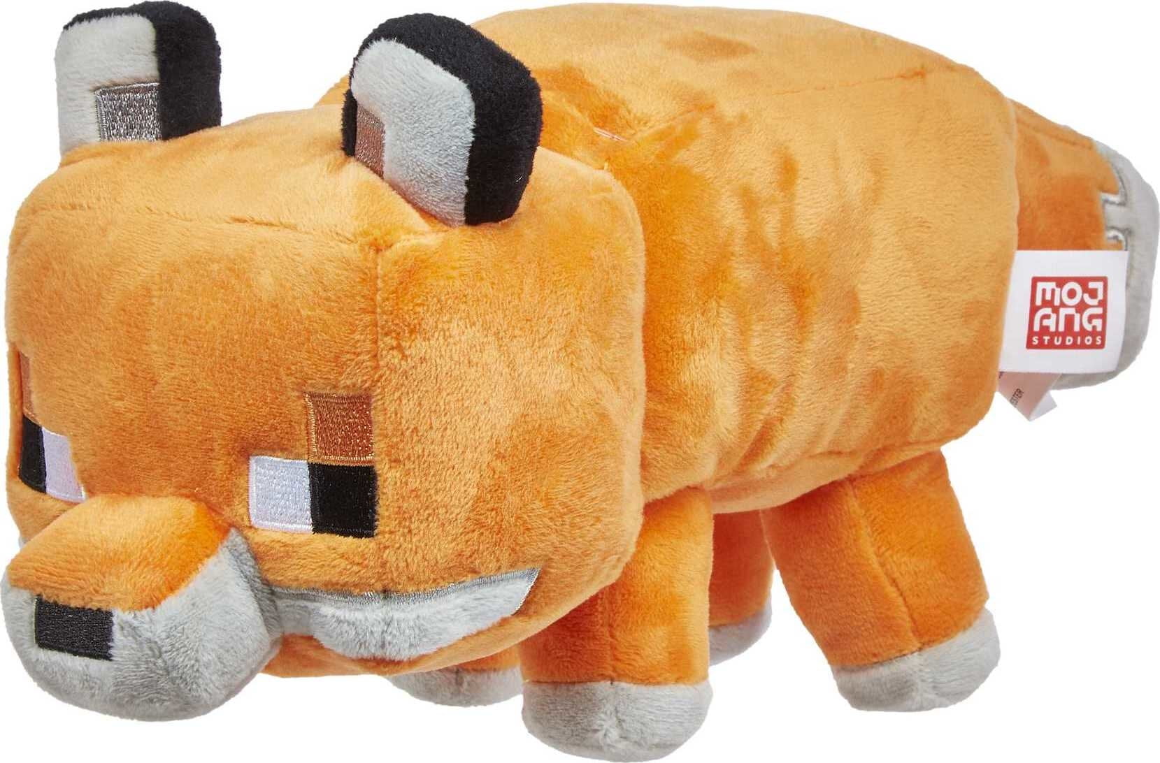  Brandclub - Minecraft Basic Plush Fox Stuffed Animal, Soft Doll 