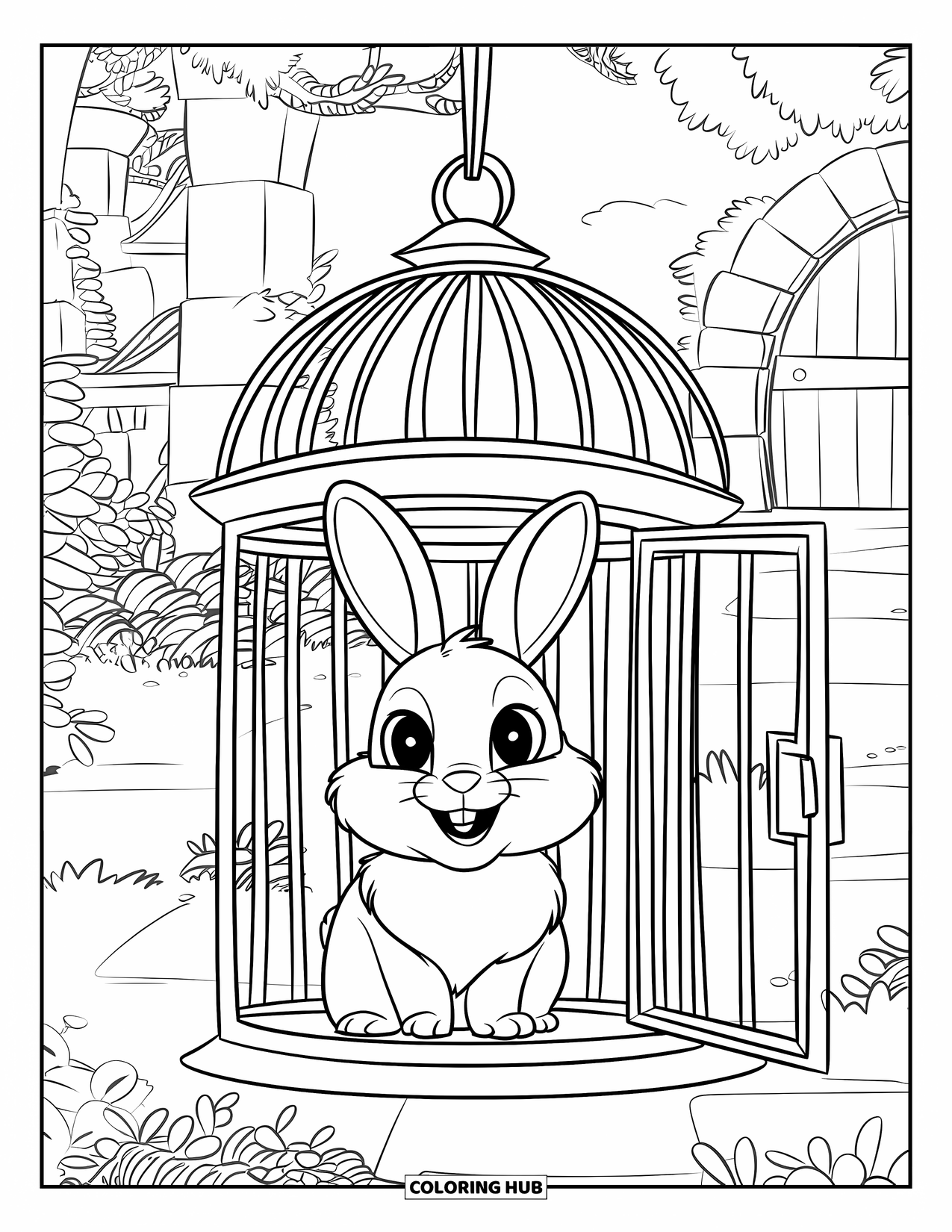  115+ Hasen Ausmalbilder für Kinder & Erwachsene (Kostenlose PDFs zum Motiv 