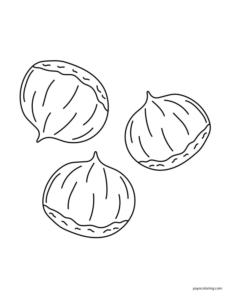  Kastanie Ausmalbilder ᗎ Malvorlage zum Ausdrucken 