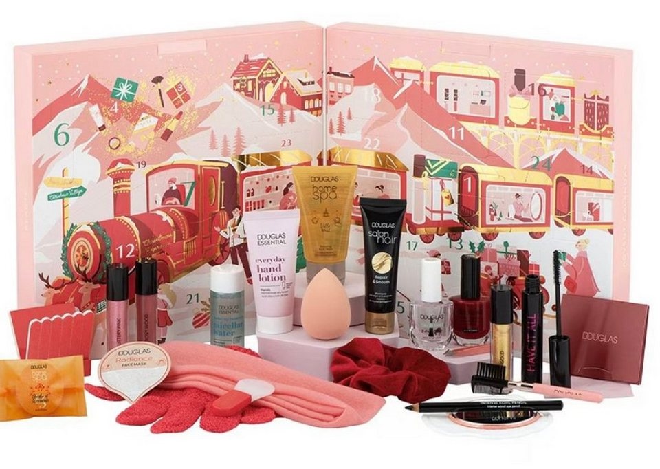  ️Douglas Adventskalender Adventskalender 2023 Beauty Würfel, Frauen Illustration 