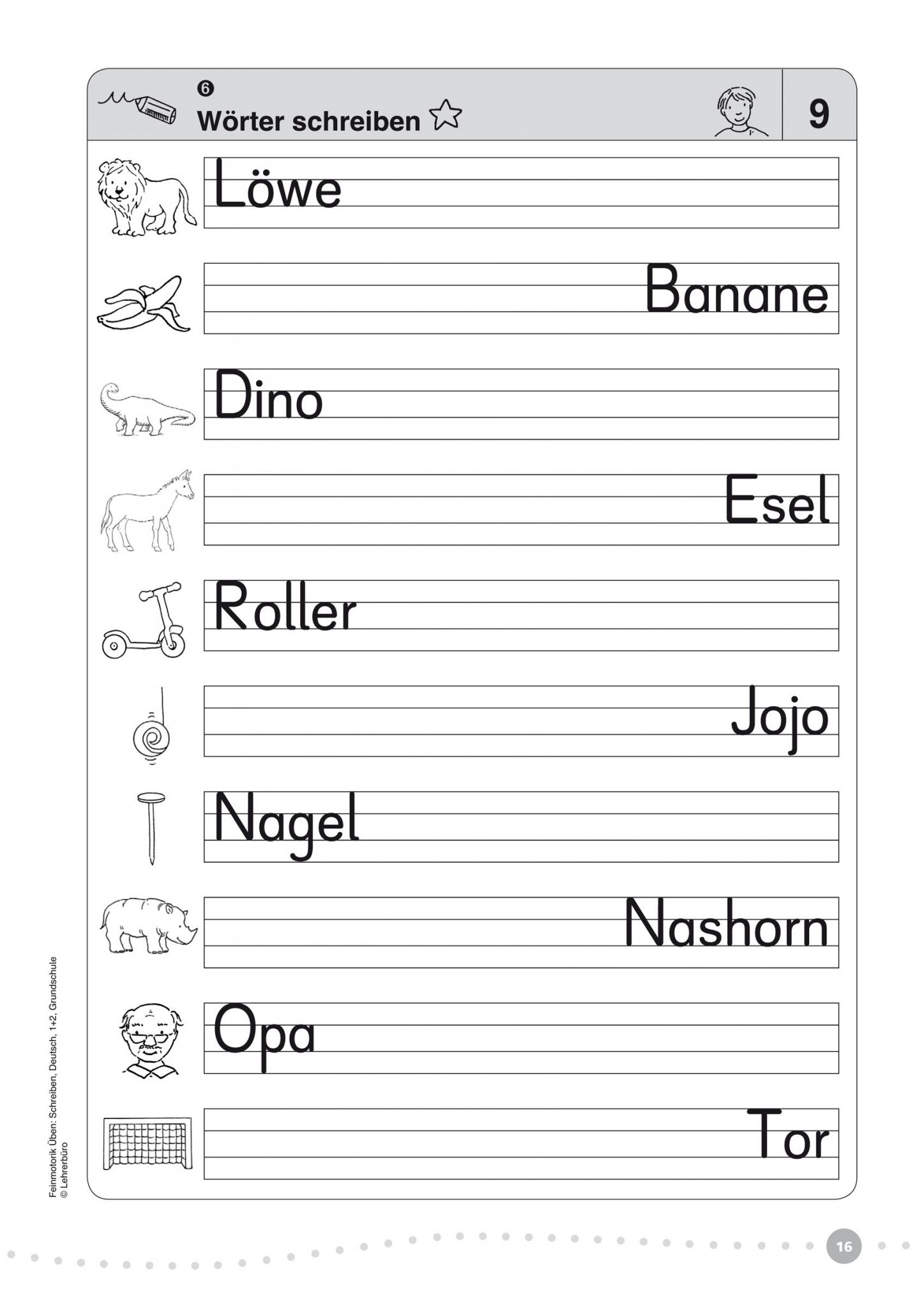  Buchstaben Erste Klasse Lernen 