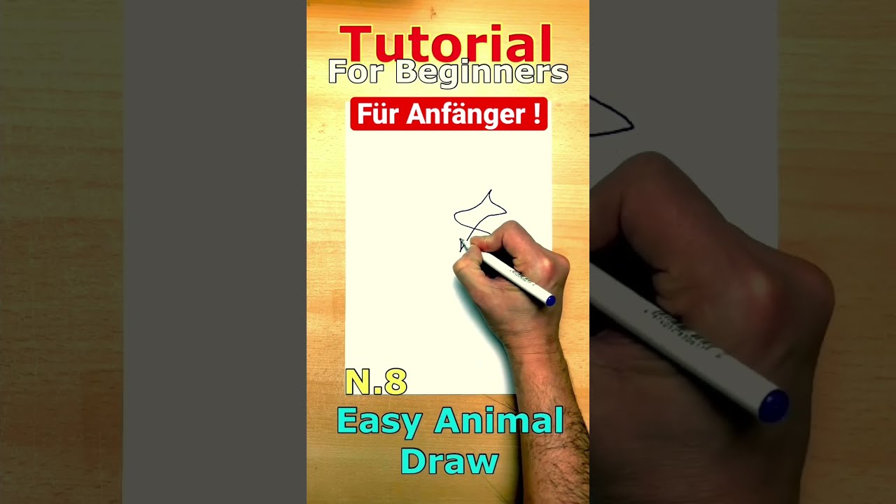  Zeichnen lernen für Anfänger Drawing for beginners #shorts # Motiv 
