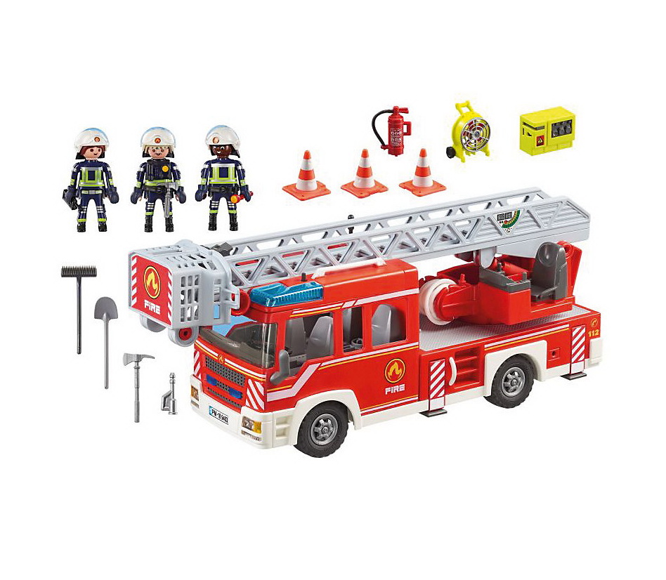  Playmobil 9463 - Feuerwehr Leiterwagen 