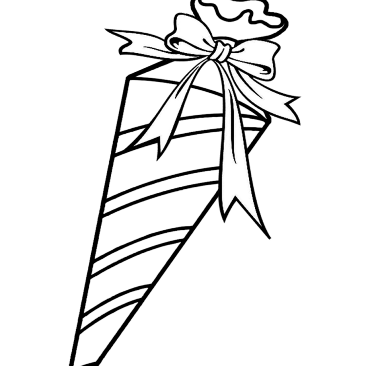  Schultüten Ausmalbilder kostenlos herunterladen - Mal-O-Mat Motiv 