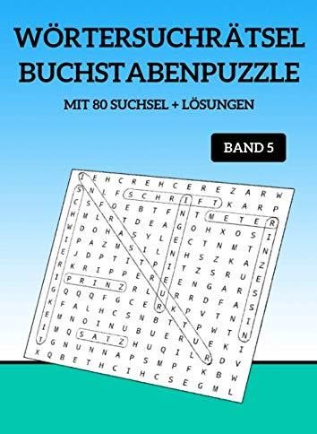 Foto zu Wörtersuchrätsel Buchstabenpuzzle Mit 80 Suchsel + Lösungen Band 5 