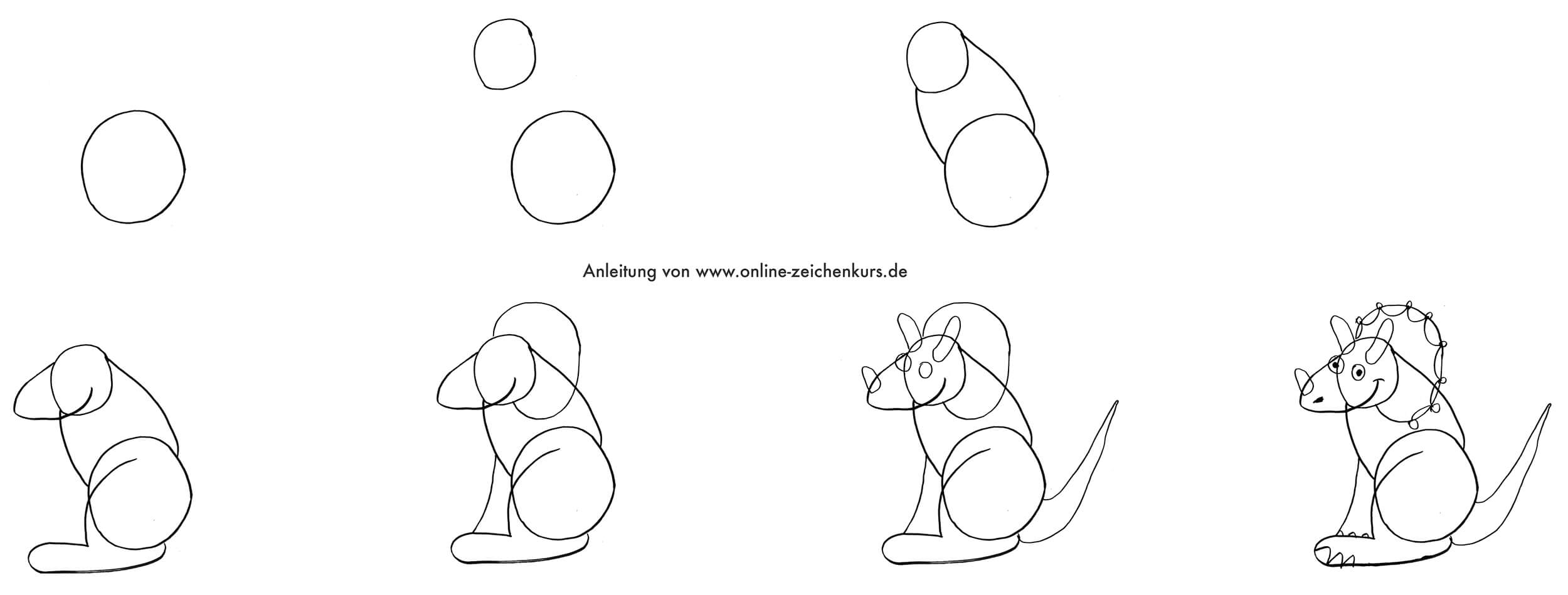  Foto zu Teil 2: Dinos zeichnen Schritt für Schritt 