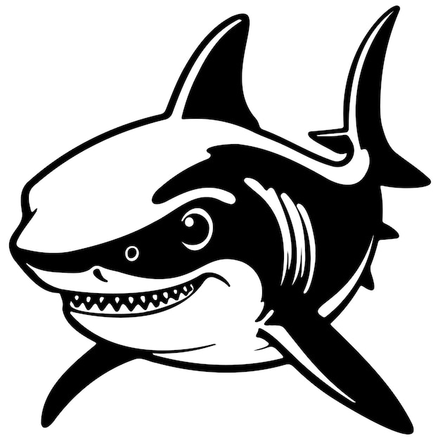  Realistic Shark Drawing Vectors & Illustrations for Free Download Motiv 