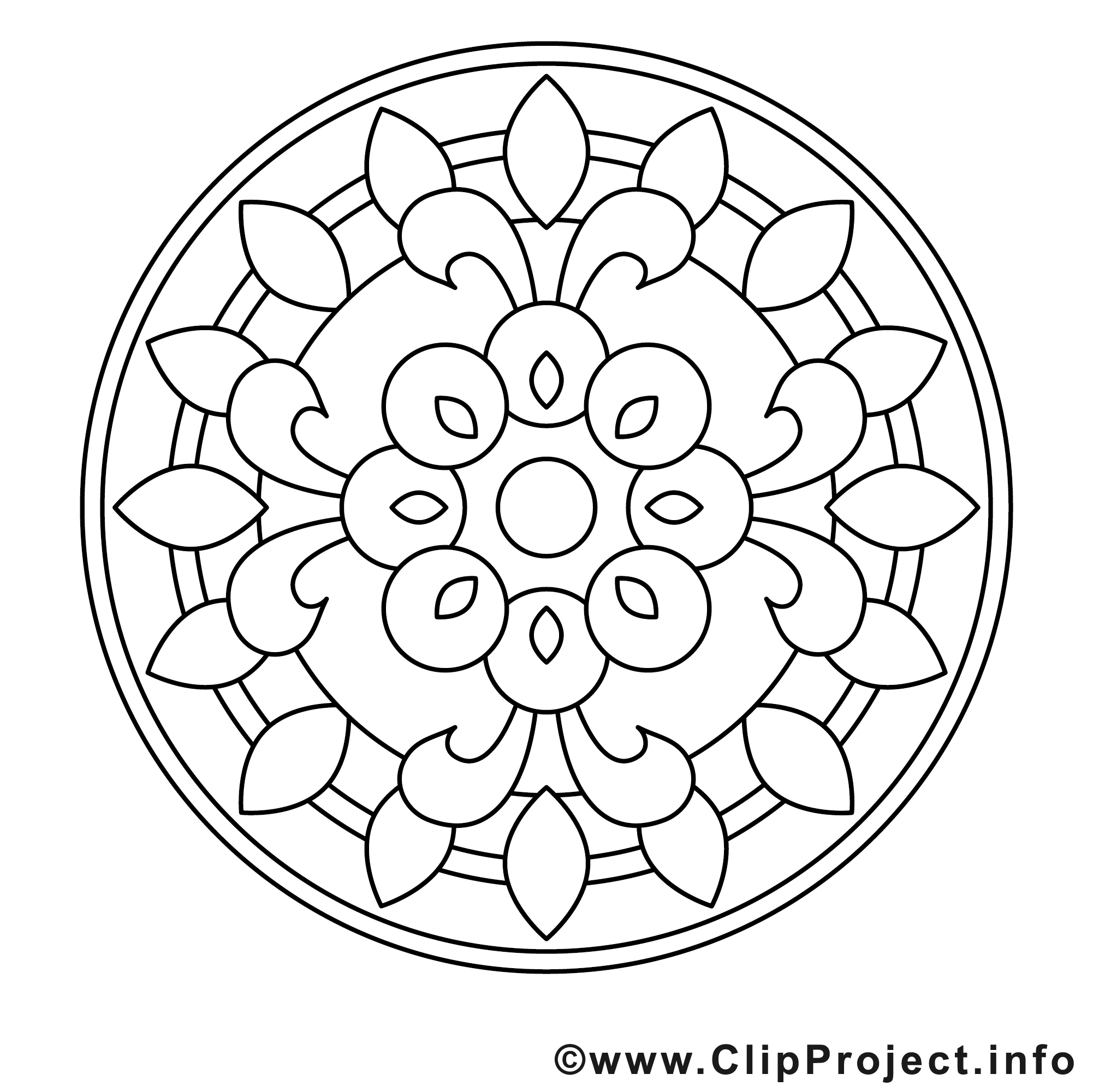  Mandala Ausmalbilder Für Erwachsene Illustration 