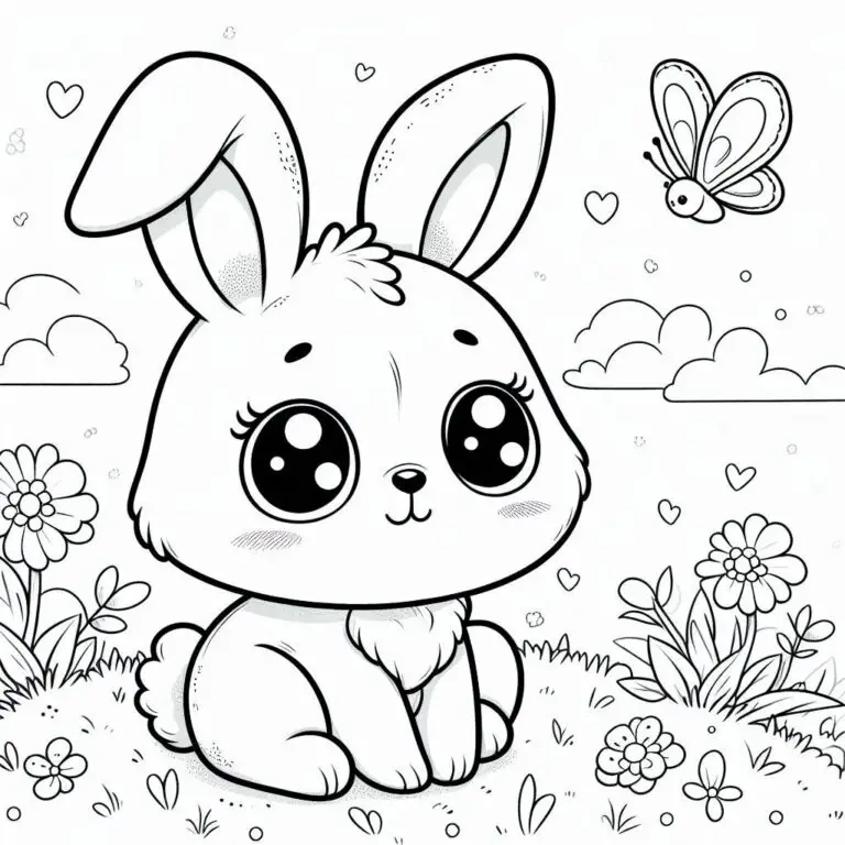  54+ Hasen Ausmalbilder kostenlos zum ausdrucken PDF Illustration 