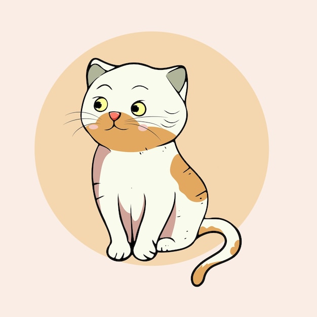  Kawaii Cute Kittens Katzenvektordesign Katzen-Cartoon-Aufkleber für das 