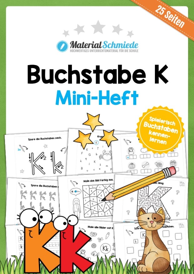  Buchstabe K/k: Mini-Heft 