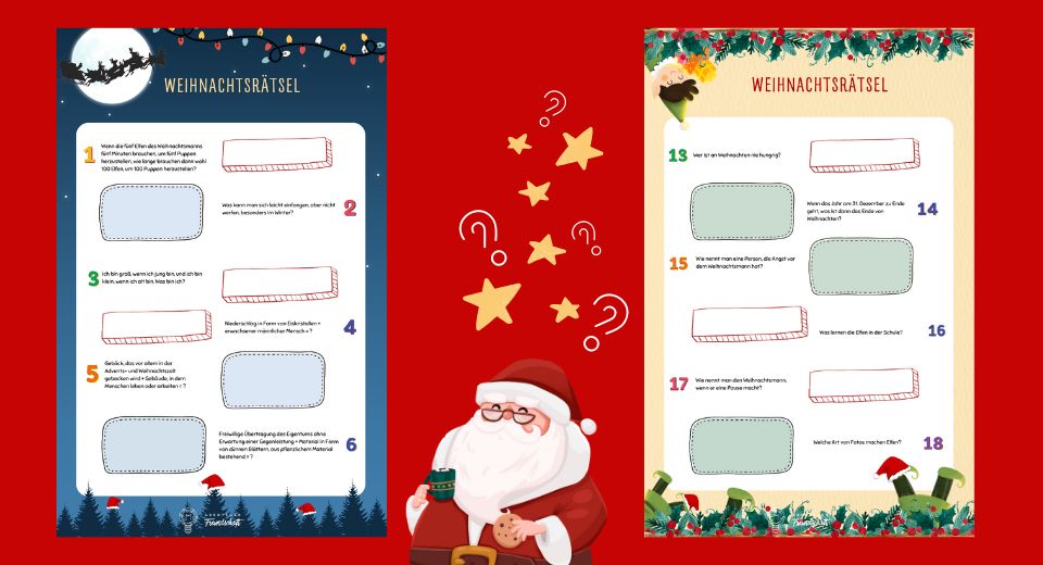  Foto zu Weihnachtsrätsel Zum Ausdrucken Weihnachtsquiz Allgemeine…: Deutsch 