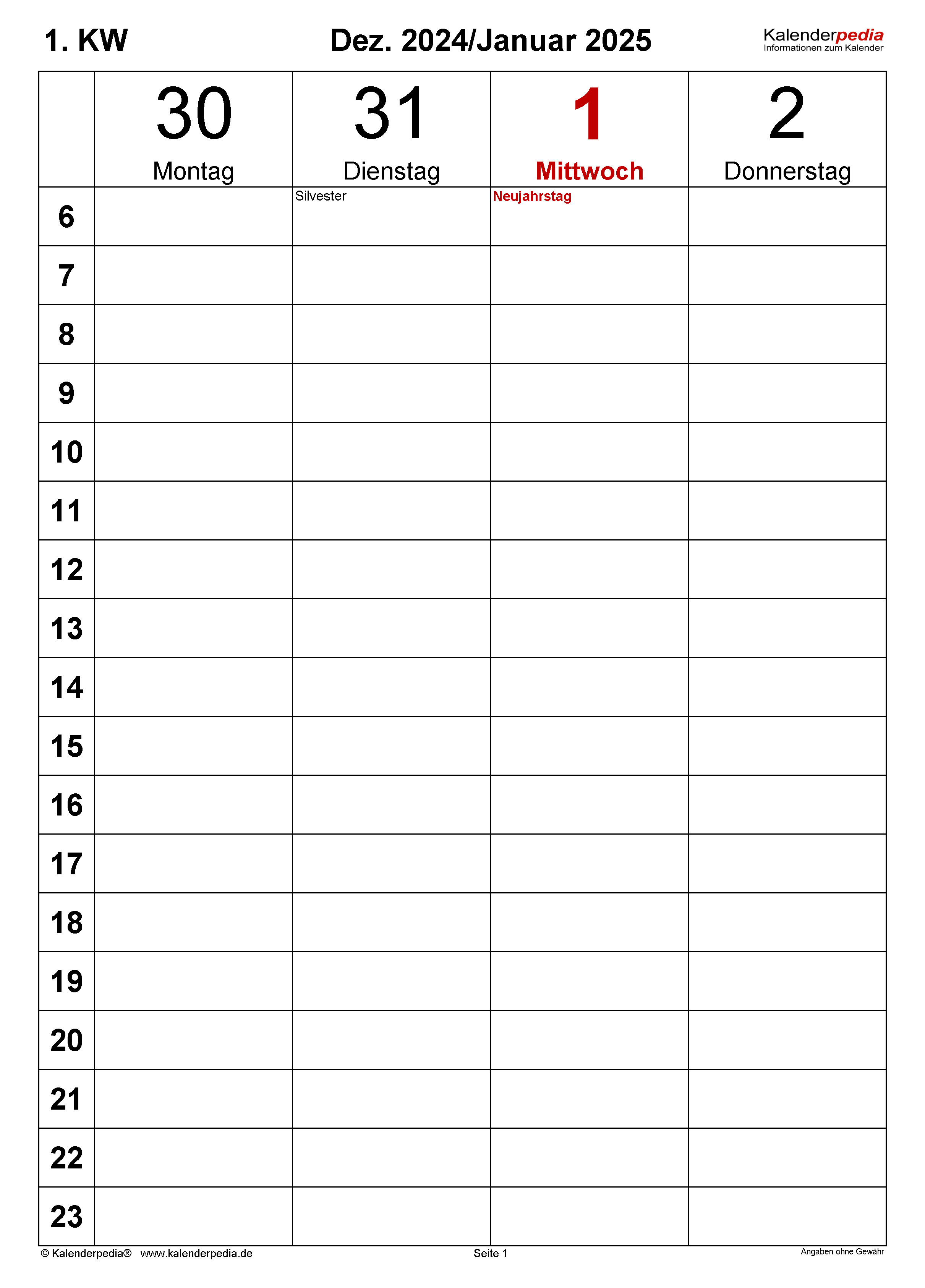  Foto zu KW Wochenkalender 2025: Planen Und Zusammenbringen Mit System 