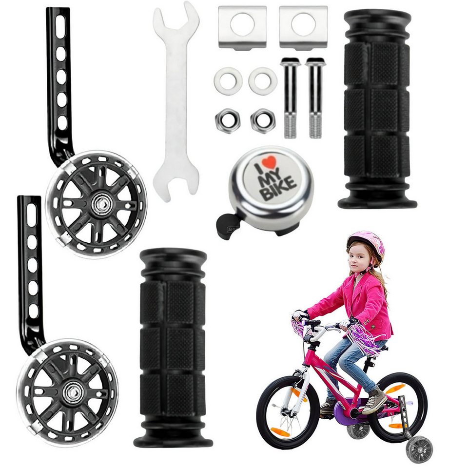 HEYHIPPO Fahrrad-Stützrad Verstellbare Kinderfahrrad Stützräder für 12 Bildidee 